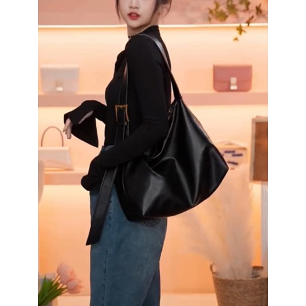 Bolsa feminina 2026 novo estilo High-End textura nicho sacola elegante All-Match grande capacidade um-S
