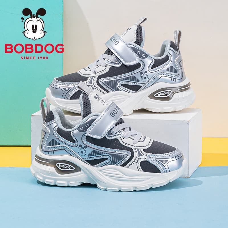Babudou sapatos infantis loja principal oficial sapatos infantis genuínos outono masculino meninos grandes tênis de corr