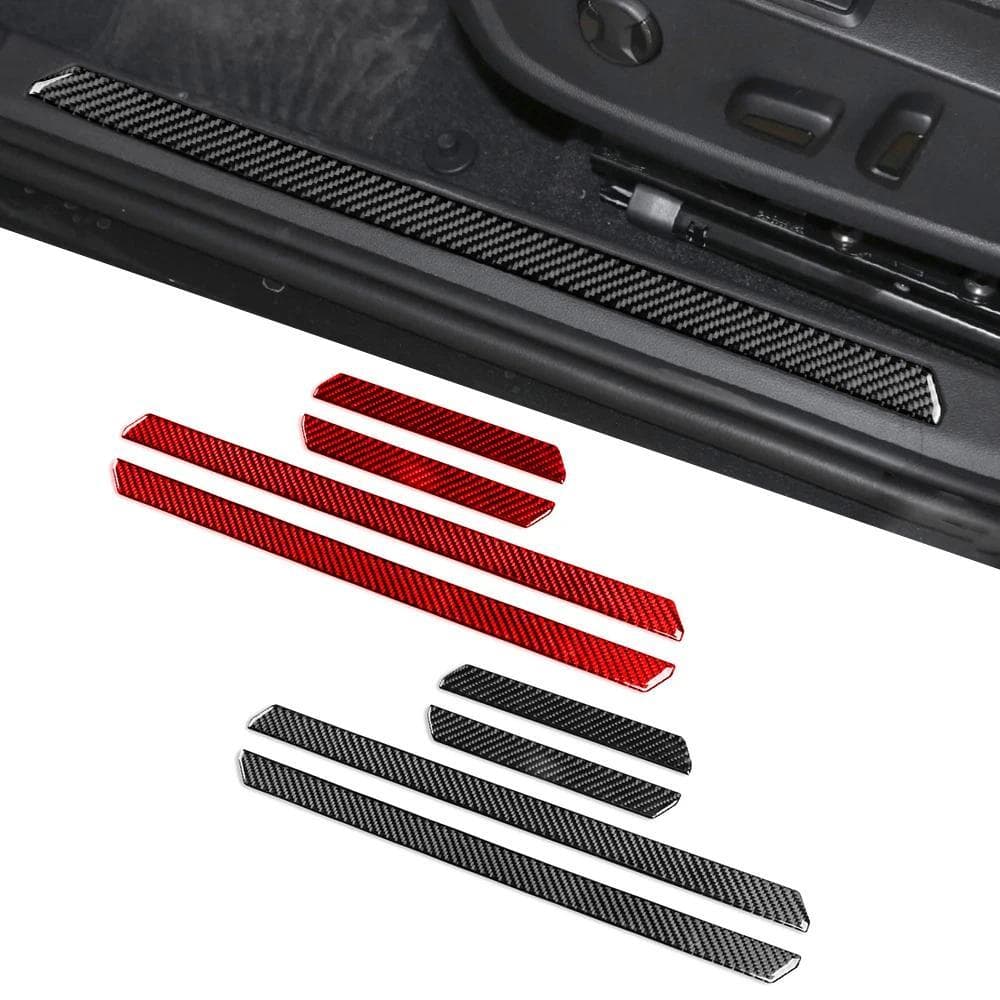 Protetor De Soleira De Porta De Carro , Adesivos De Decoração Para Volkswagen VW Golf 8 MK8 2020 2021 , Capa De Fibra De
