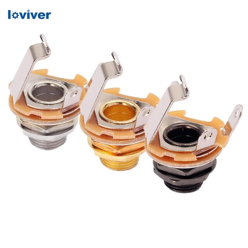 1 Conjunto De " Soquete Para Áudio De Instrumento De Guitarra