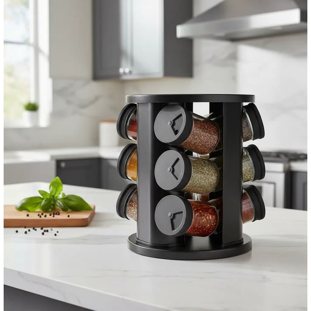 Porta Condimentos Giratório 09 potes kitchen organizers Seven Home