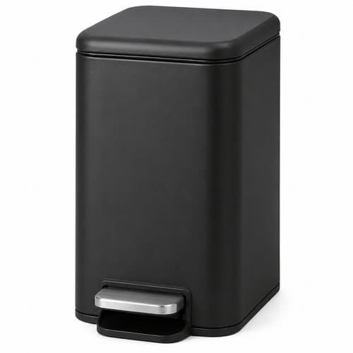 Lixeira Com Pedal Acabamento Fosco Capacidade 5 Litros Ambiente Residencial Comercial