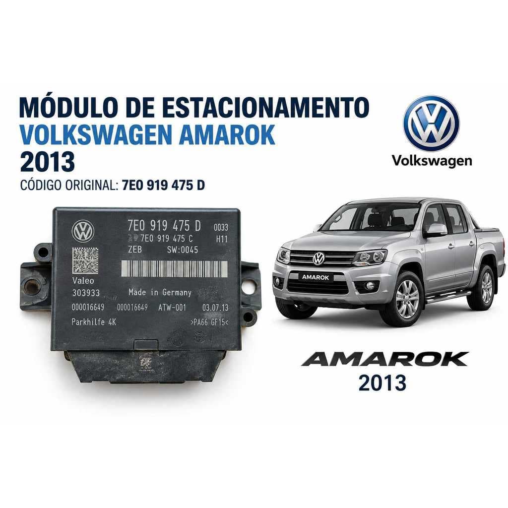 Modulo De Estacionamento Vw Amarok 2013 7e0919475d