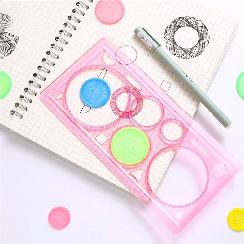 Kit com 4 Réguas Mágicas – Criatividade e Alegria ao Desenhar
