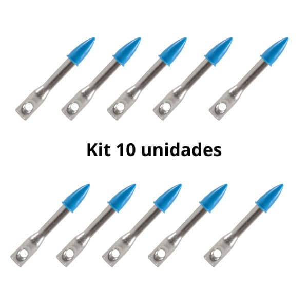 Kit 10 Pino Com Furo De Ação Direta 1/4 3x27 mm - Âncora