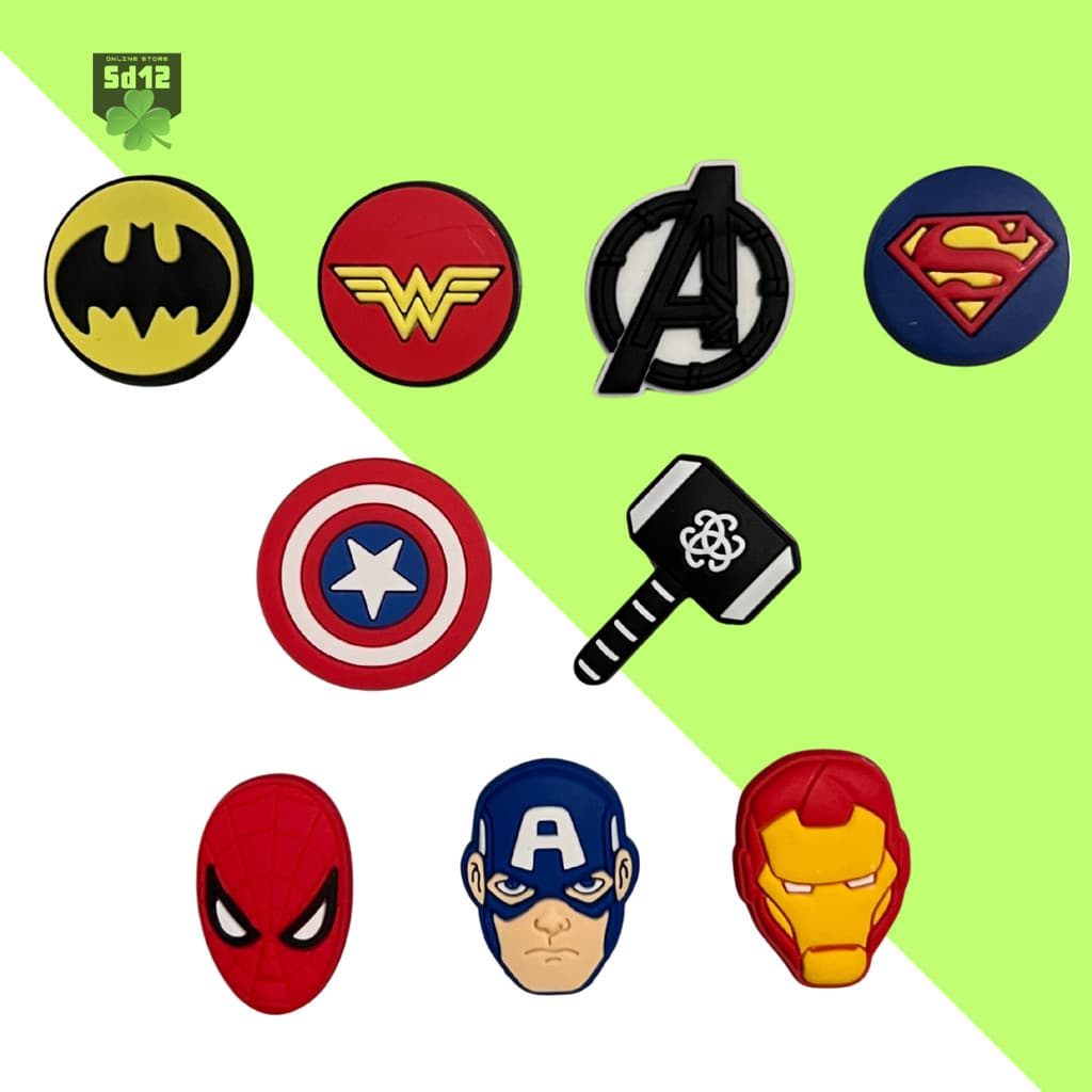 Pin Heróis em Ação para Babuche – Modelo Individual