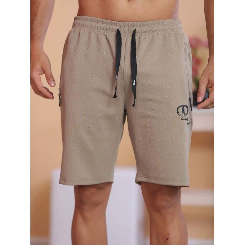 BERMUDA MOLETIM MOLETOM Colorida letras em relevo MASCULINO SHORT IMPORTADO SPORT Esportivo Casual