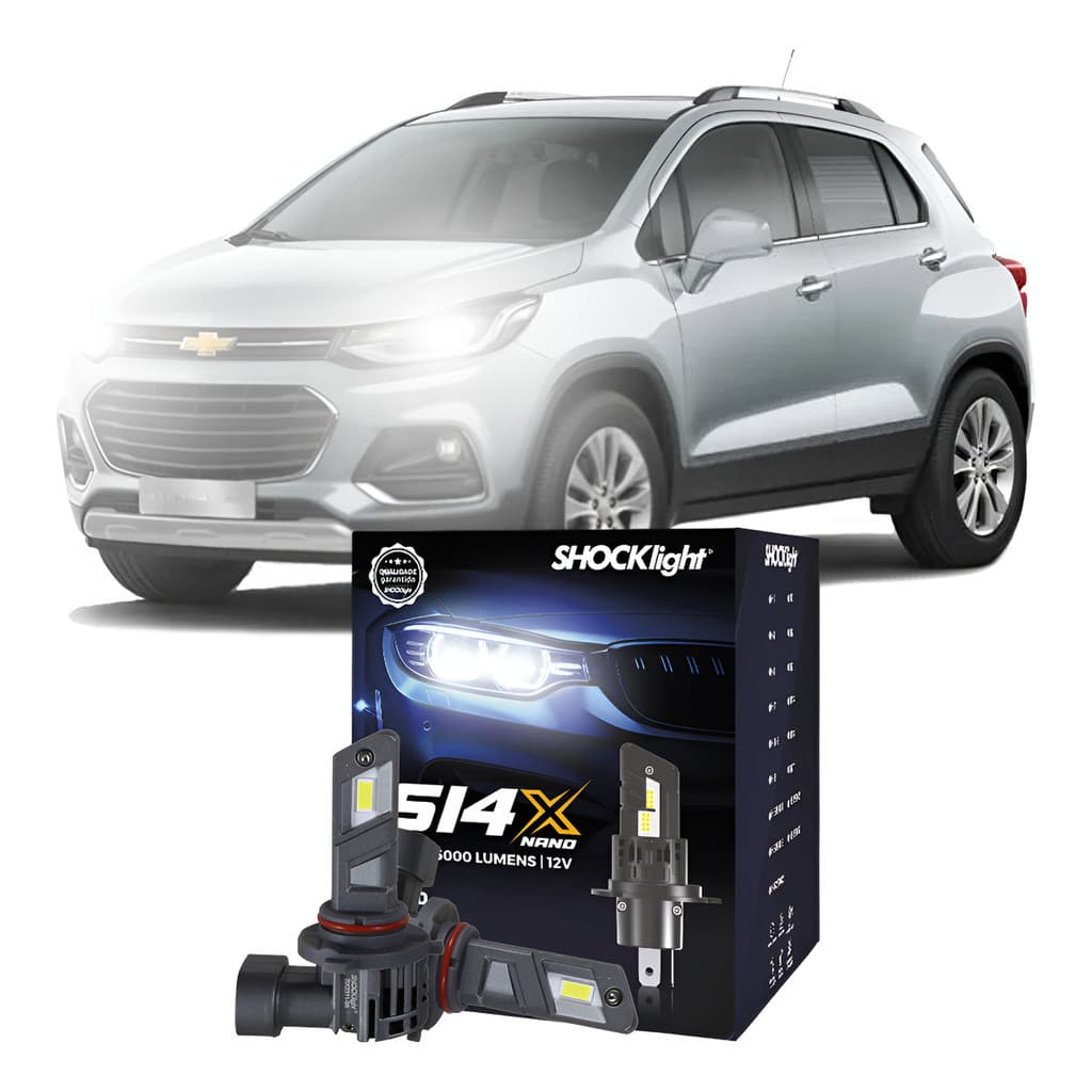 Kit Lampadas Ultra Led S14x Anti Erro Tracker Premier 2013 2014 2015 2016 2017 2018 2019 Farol Alto e Baixo