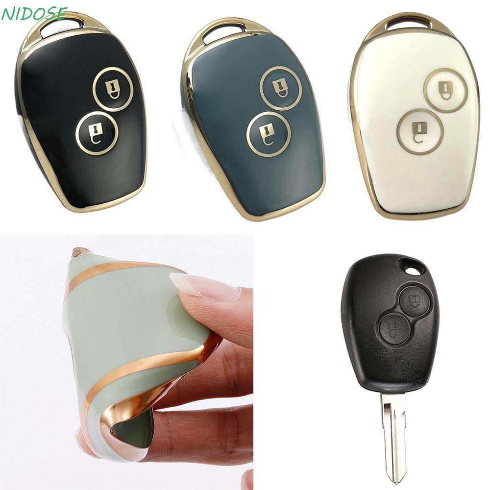 Chave de Carro NIDOSE , Capa TPU , para Renault/Megane/Modus/Espace/Laguna/Duster/Logan/Dacia/Sandero 6824