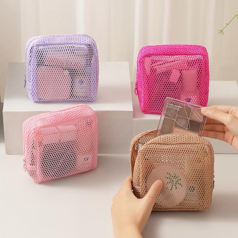 Saco cosmético portátil dopamina grade feminino pequeno leve grande capacidade gaze Tofu saco de armazenamento saco de h