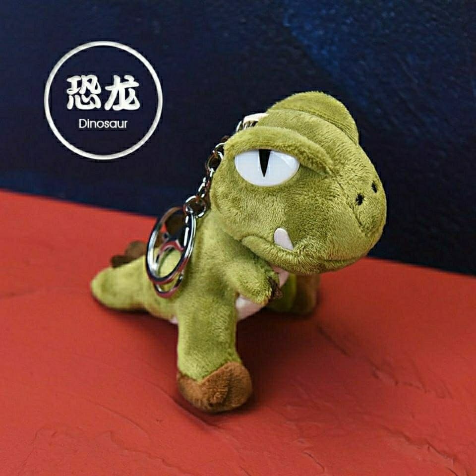 2025 Venda Especial de Preço de Atacado ~ Chaveiro de Pelúcia de Dinossauro Pequeno Estilo Joker Xue, Decoração de Mochi