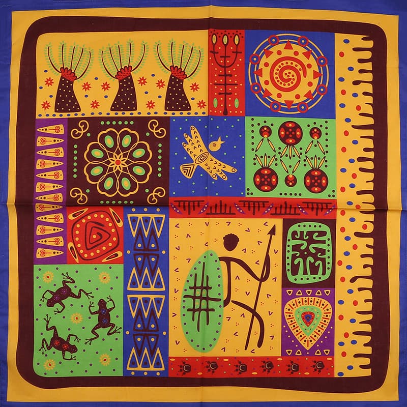 BANDANA americano Retro quadrado cachecol étnico cor combinando motocicleta protetor solar rosto cachecol y2k quente men