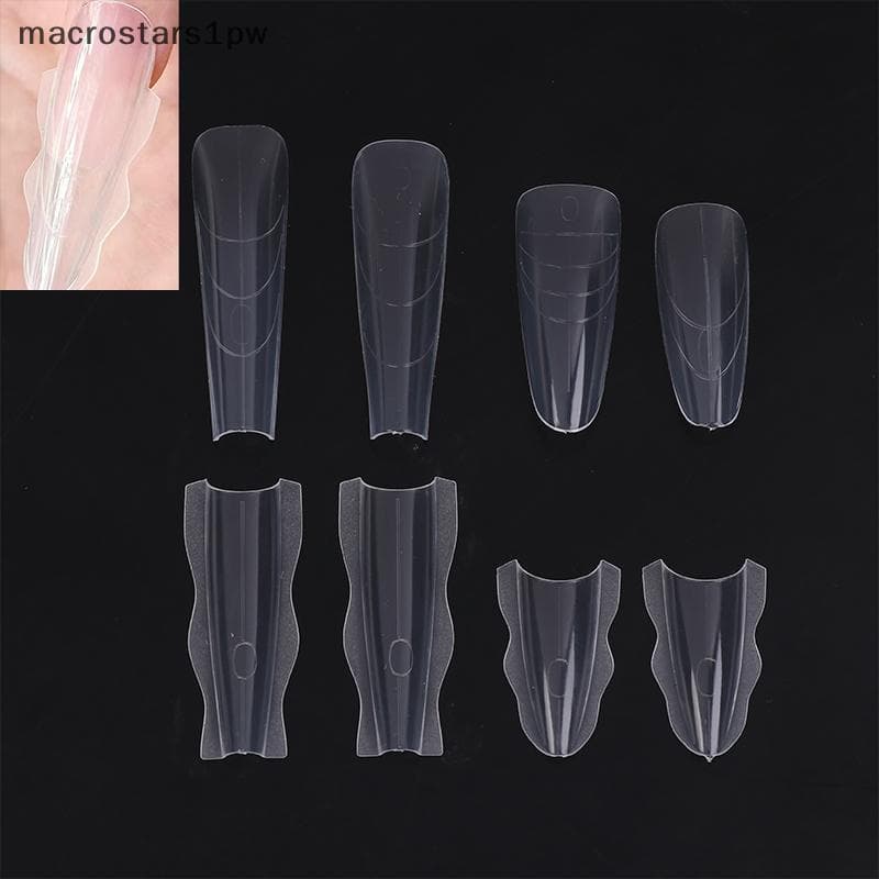 Molde De Gel Para Unhas , Formas Duplas Poli , 60 Peças , Pontas De Construção Extensão De Fácil Aplicação , Ferramenta