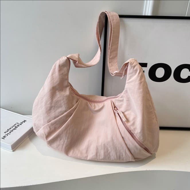 Bolsa esportiva leve de grande capacidade WQJK, bolsa transversal feminina, bolsa de ombro grande, bolsa de viagem DOMB