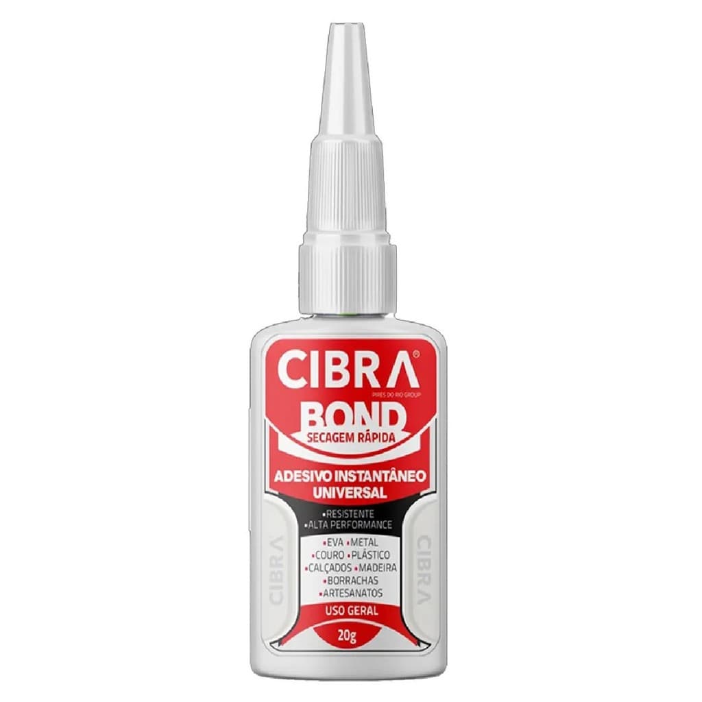 super adesivo instantaneo cibra bond 20g universal