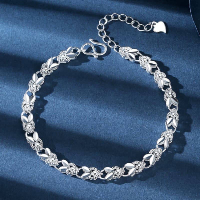 Pulseira de coelho da sorte banhada a prata para mulheres, Ano do Coelho, novo modelo de 2023, design de luxo leve e exc