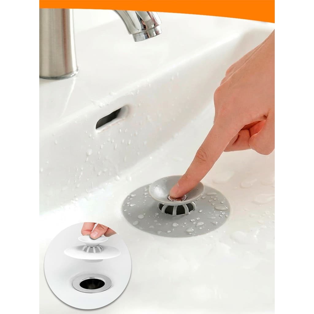 Tampa De Ralo Pia Universal De Silicone Filtro Drenagem Anti Odor e Resíduos Novidade