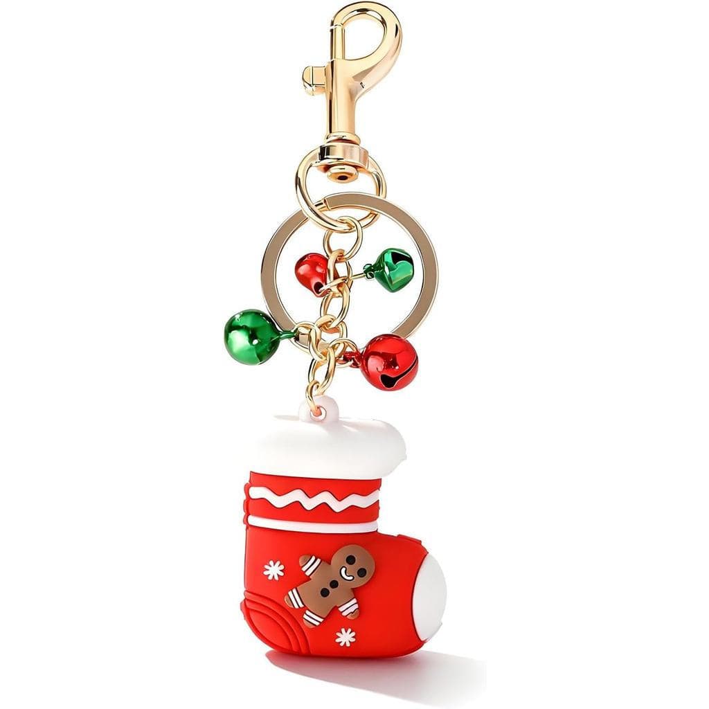 Bonito Festivo Chaveiro De Natal Novidade Saco De Férias De Inverno Charme Bolsa Para Mulheres Bolsas Sacolas Mochilas C