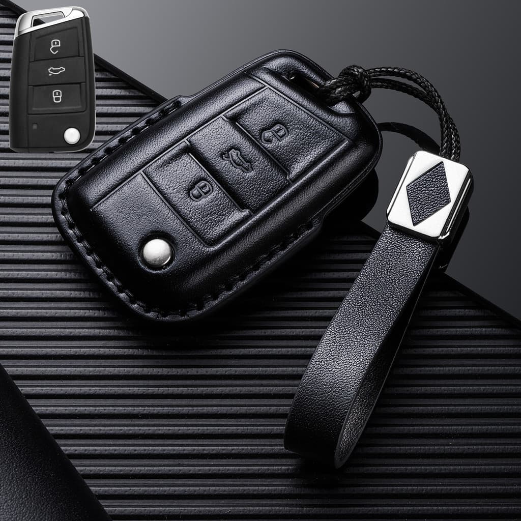 2026 Volkswagen Tiguan L Capa para chave Passat Couro Genuíno Magotan Dedicado Tuyue Car Discovery Song Key Case Sagitar