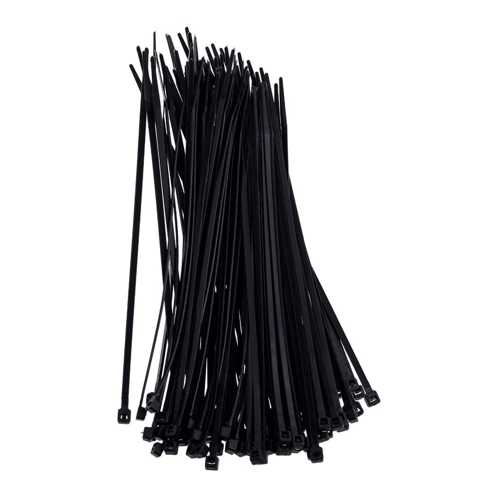 Abraçadeira de nylon 3,6X200 mm preto 100 unidades bemfixa