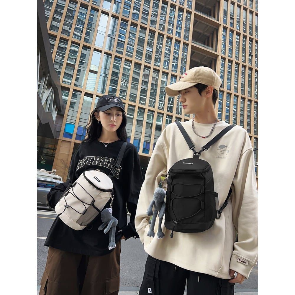 2026 novo estilo mochila grande capacidade Street Wear masculino Outing saco de viagem esportes mochila de viagem estuda