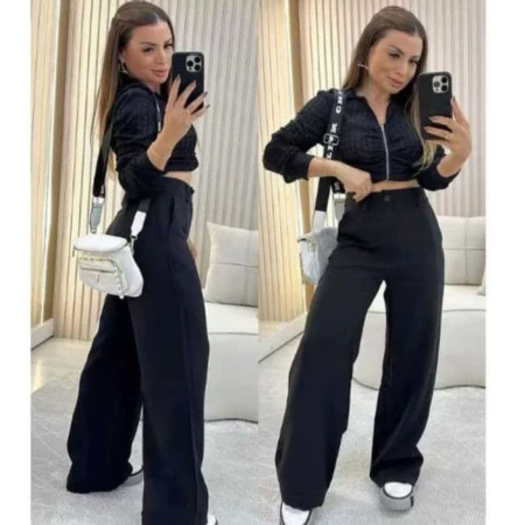 Calça Pantalona Alfaiataria Premium PROMOÇÃO