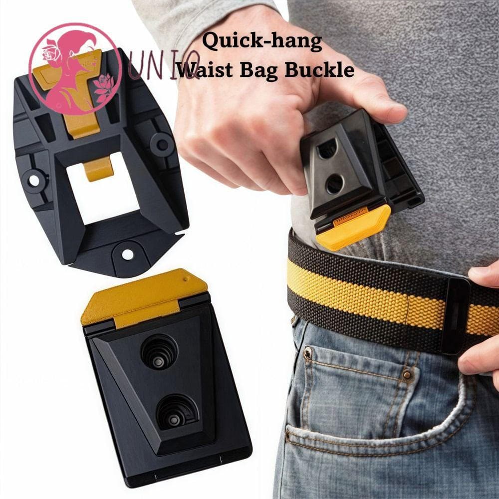 Fivela De Cintura UNIQ , Clipe De Bolsa Compatível Com Fixação Rápida , Cinto De Ferramenta ABS Resistente Durável De Su