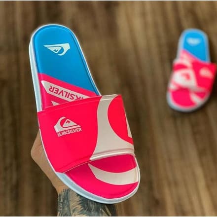 Chinelo slide Quiksilver Masculino e Feminino casual cores novas - Aproveite 2025