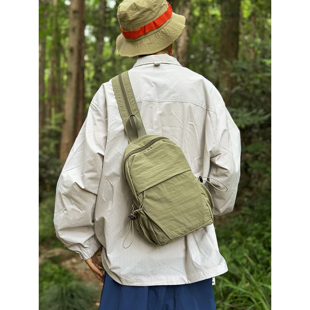 Bolsa mensageiro masculina Casual japonesa All-Match bolsa de ombro feminina multifuncional Commuter mochila Street Wear