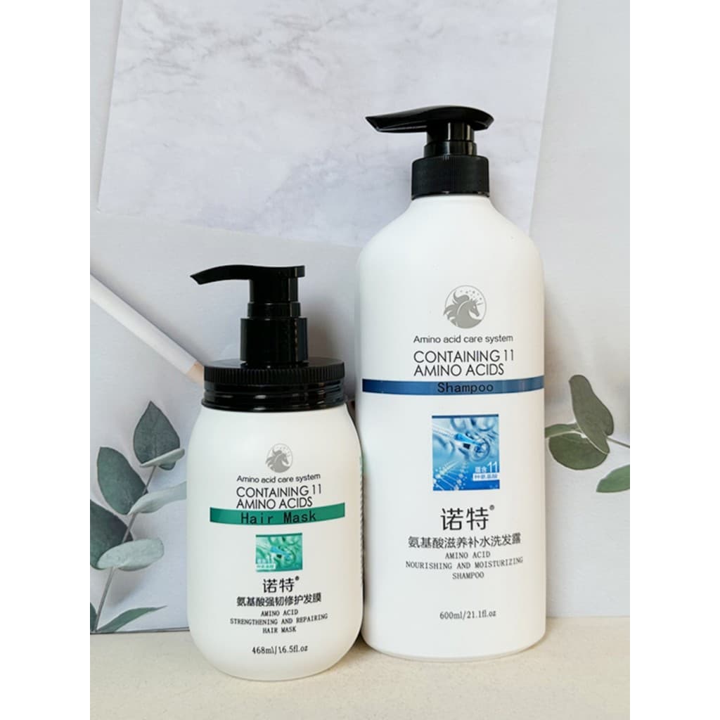 Dificuu Máscara Capilar Nutritiva Hidratante Forte Reparação Anticaspa Plumping Conjunto de Shampoo Fofo Família