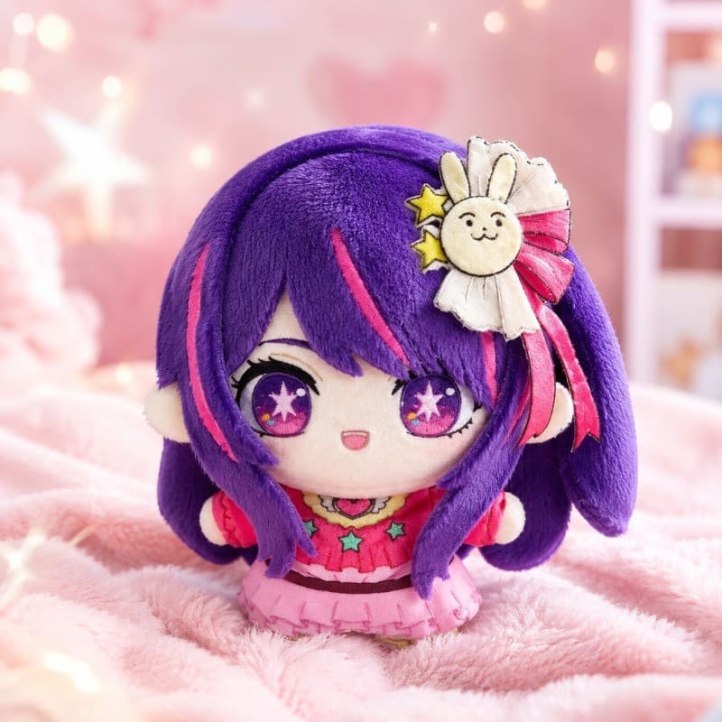 Hoshino Ai Boneca De Pelúcia 10 Cm Anime Algodão Fofa Chibi Presente De Fã