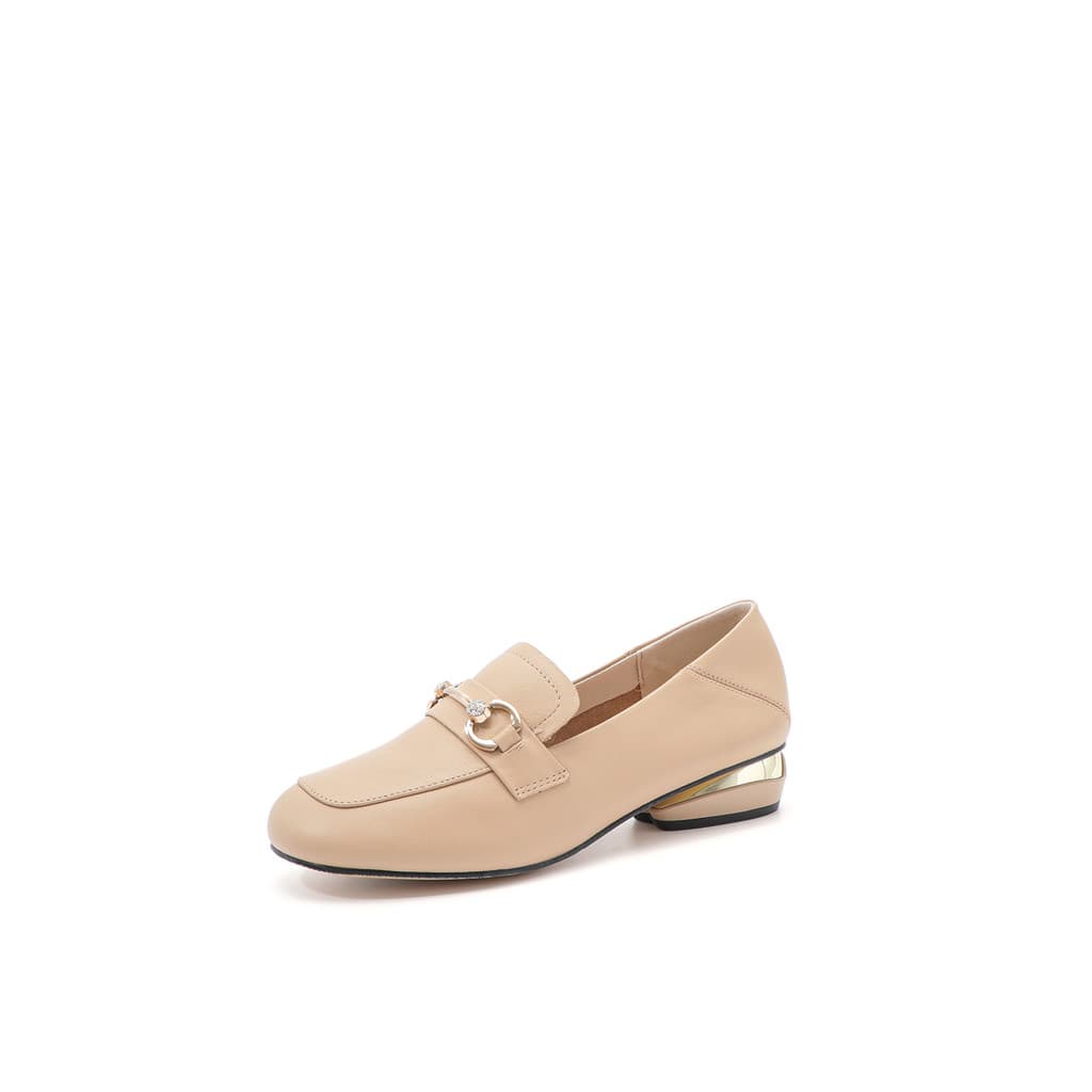 Caixa de sapato 1599 primeira camada de couro confortável All-Match mocassins sapatos femininos casuais sapatos únicos 1