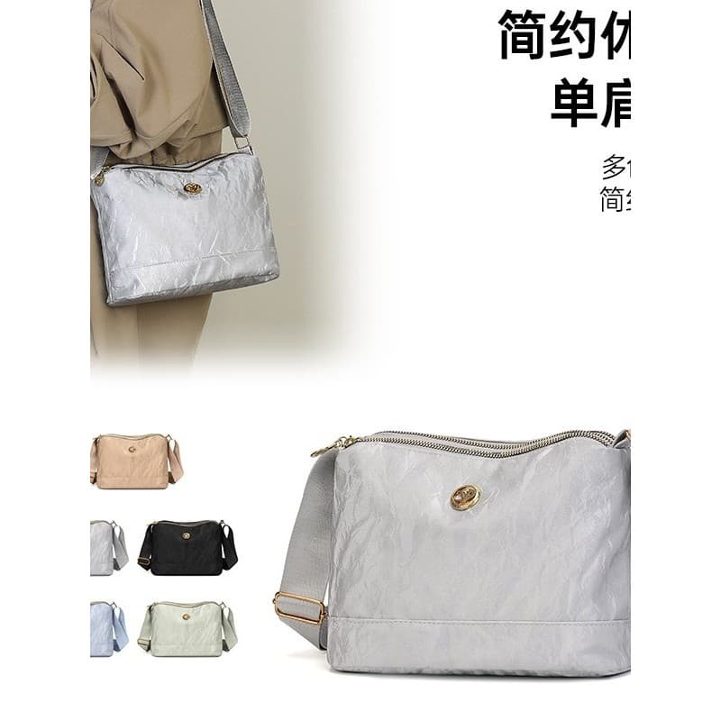 Novo estilo senhoras saco do mensageiro moda de um ombro All-Match viagem resistente ao desgaste dinheiro para idosos