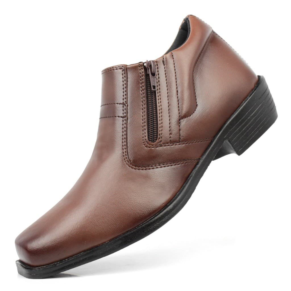 Coturno Bota Masculina Moderno Zíper Laterais Confortavel