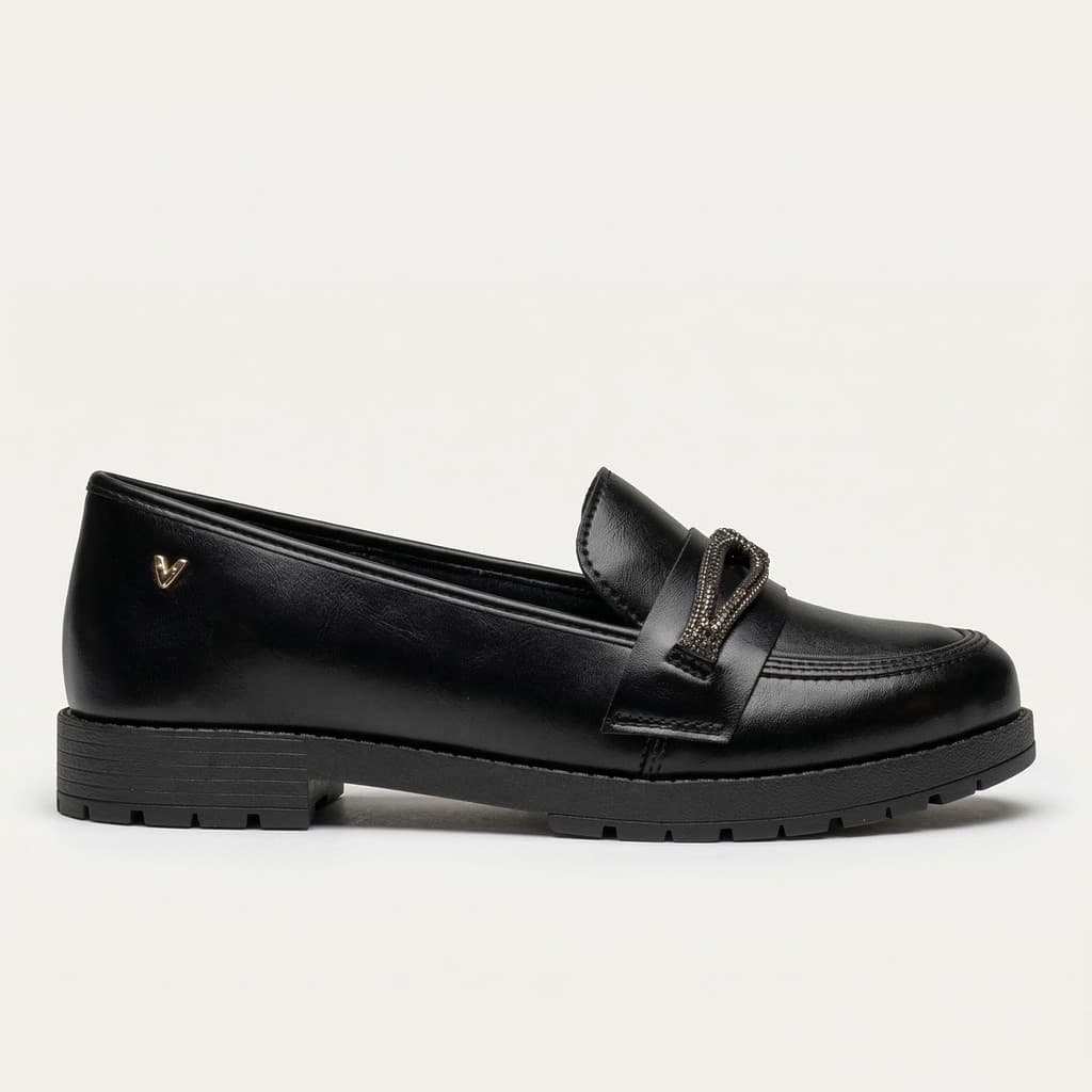 Mocassim Loafer Mississipi Feminino Preto