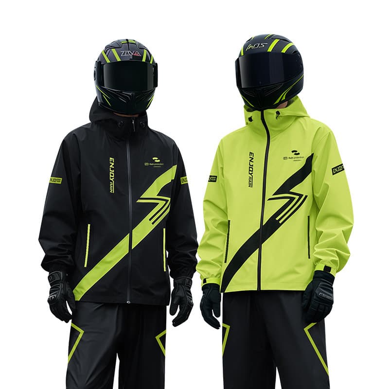 Capa de chuva dividida terno masculino motocicleta Takeaway Rider corpo inteiro à prova de chuva adulto equitação engros