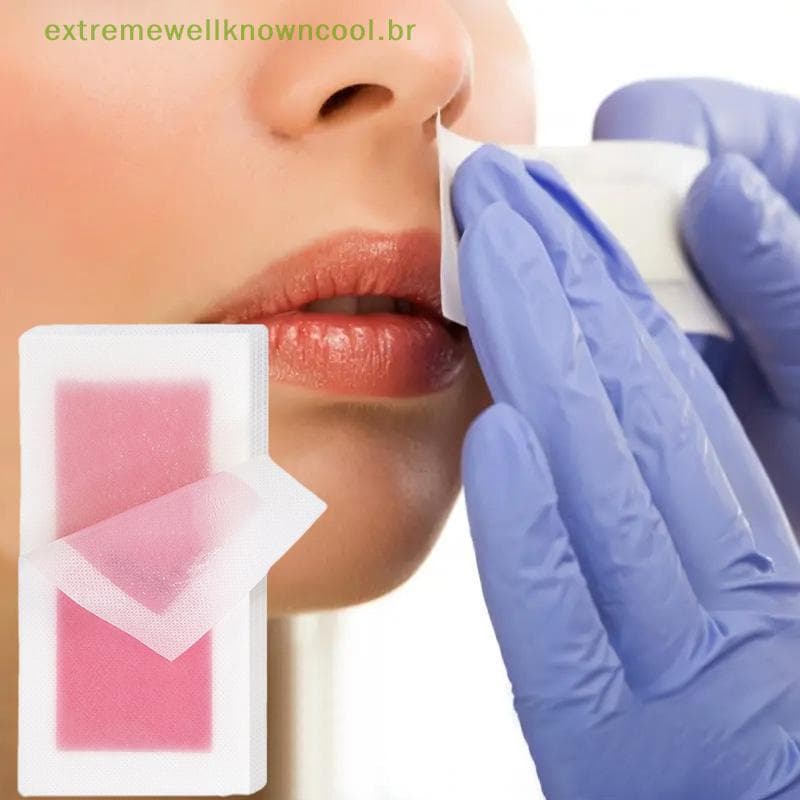 EWC Tiras De Cera Para Remoção De Pelos Profissionais , 10 Peças , Limpeza Rosto , Perna , Lábio , Sobrancelha Braço , C