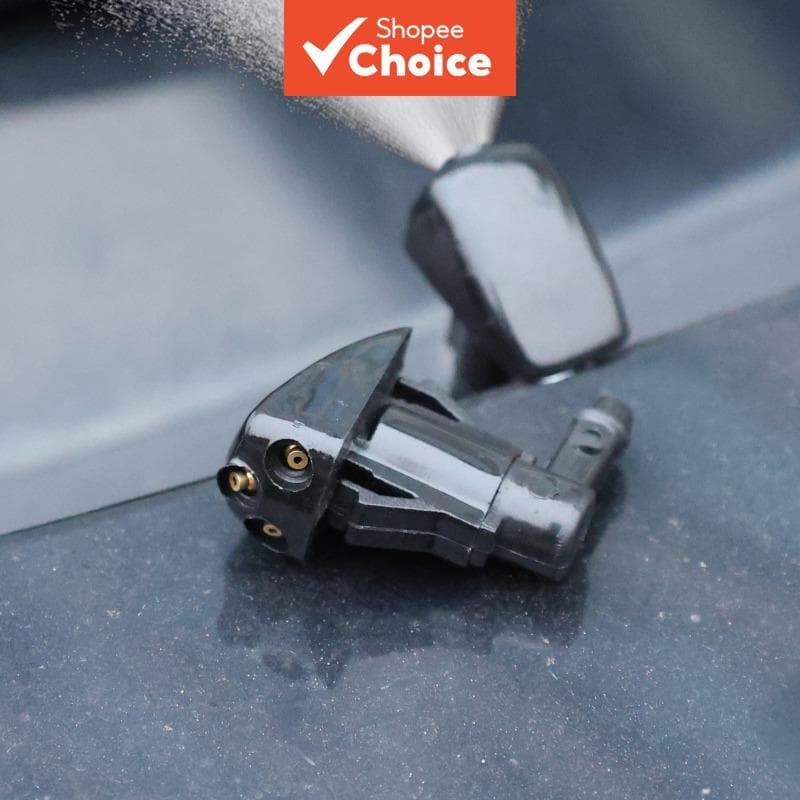 2 Pçs Universal Duplo Buraco Carro Pára-Brisa Limpador Lavadora Spray Bocais De Vidro Jato Água Pulverizador