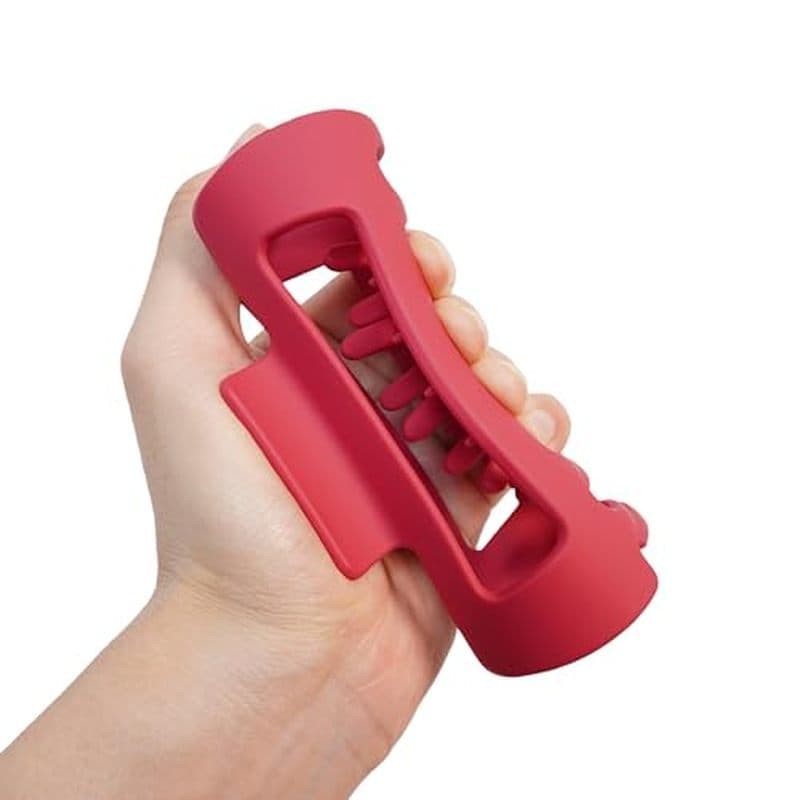 Macio & amp ; Grampo De Garra Flexível , Cabelo De Silicone Antiderrapante Para Mulheres , Presilhas Grandes Antiderrapa