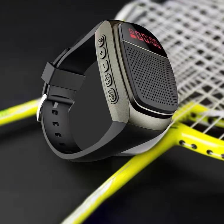 Ao ar livre Mini Ultra pequeno pulseira de relógio áudio esportes correndo leitor cartão pulso do telefone móvel alto-fa