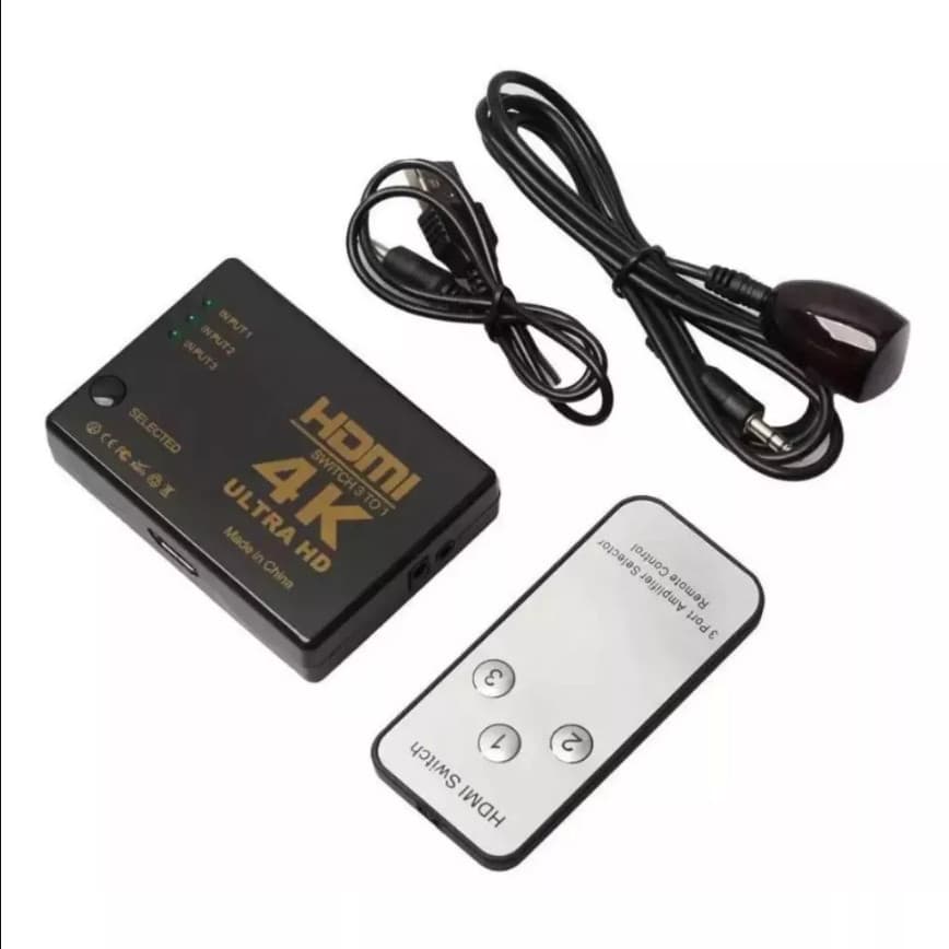 SWITH HDMI ULTRA HD 4K 3 Entradas 1 Saída