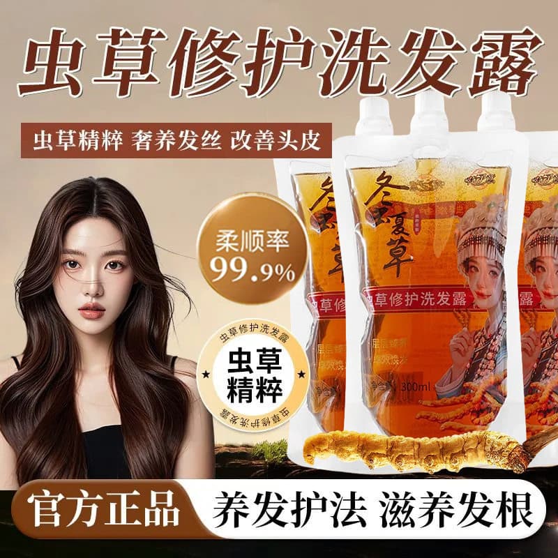 Cordyceps reparação hidratante shampoo Cordyceps controle de óleo shampoo controle de óleo cuidados com os cabelos shamp
