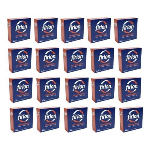 Kit 20 Fita Veda Rosca 12mm X 50 Metros Firlon Branco