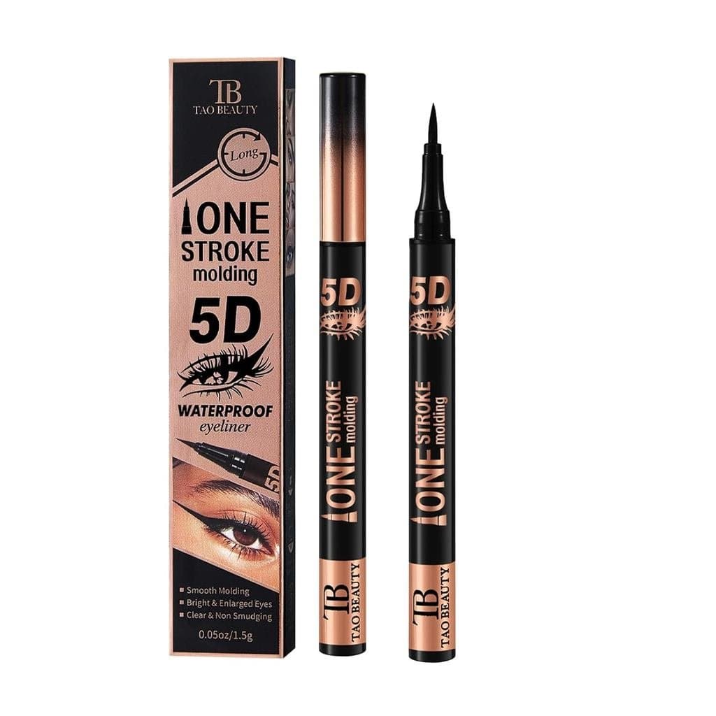 Caneta Delineadora à Prova d'Água ADMD, Delineador Líquido com Ponta Ultra Fina, Secagem Rápida e Longa Duração, À Prova