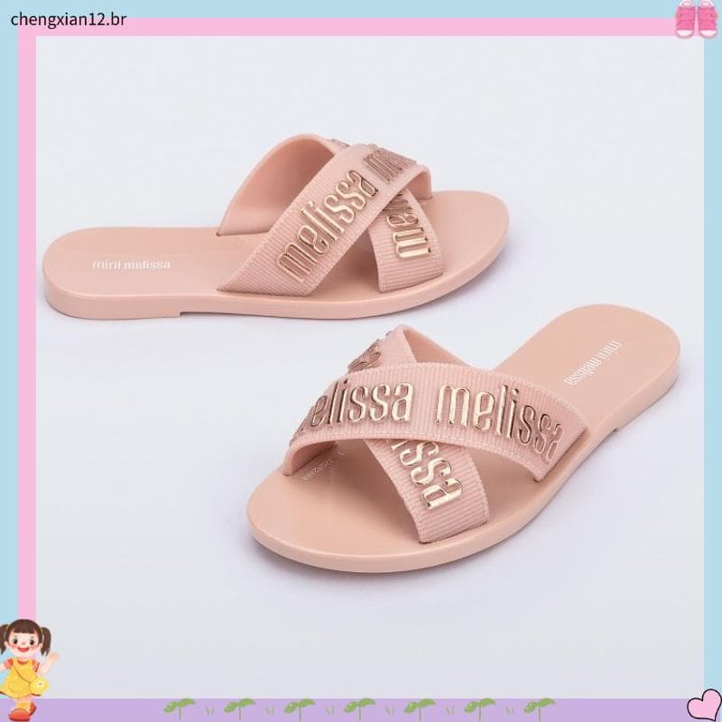 Mini M Amante Crianças & # 39 ; s Flip-Flop Com Alças , Moda Jovem , Verão Casual 35968