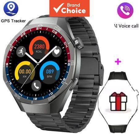GT5 Pro Smartwatch - Novo Lançamento 2026, GPS Integrado, Acesso por NFC, Tela Touch AMOLED