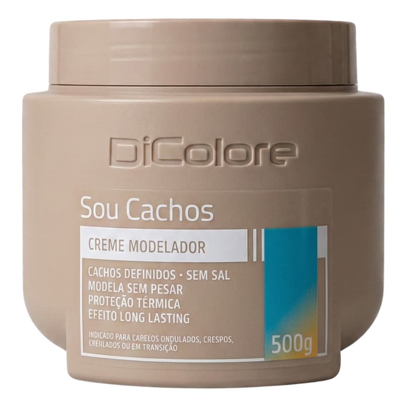 Creme Modelador Proteção Térmica Sou Cachos Dicolore - 500g