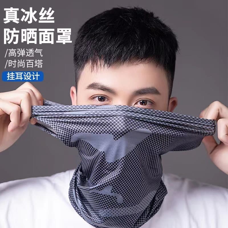 Máscara de equitação de verão protetora máscara facial completa capa rosto protetor solar estilo motocicleta chapelaria