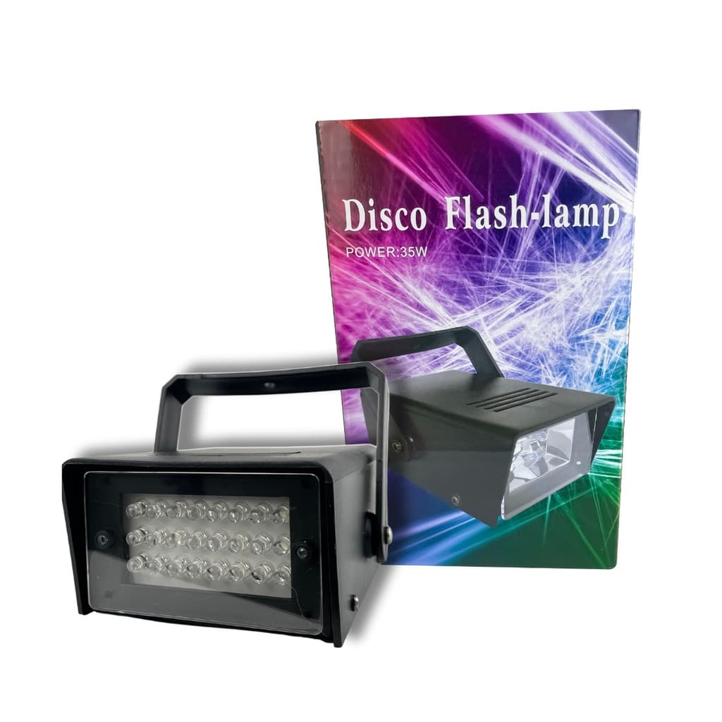 Strobo Flash 35w 24 Leds Iluminação Festa Dj Efeito Luz Show