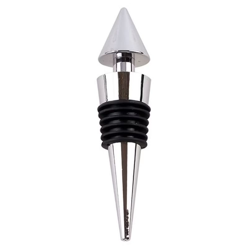 TAMPA PARA GARRAFA DE VINHO DE METAL E SILICONE